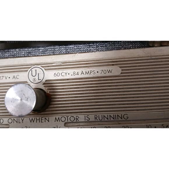 VNTG Sears Silvertone Reel to Reel Tape Recorder Model 3232 Works For Parts DYI - Picture 7 of 16